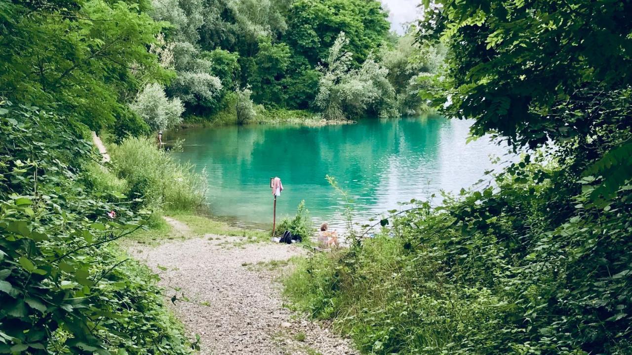 Schlafen Unterm Sternenhimmel Am Baggersee Steinenstadt Нойенбург-ам-Райн Экстерьер фото